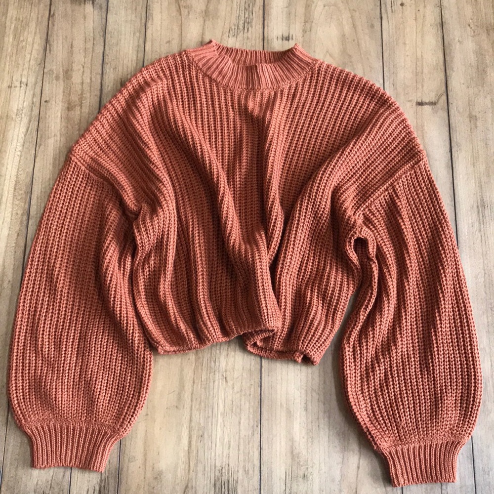 Forever 21 ribbed cropped sweater